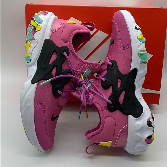 Nike React Presto MC GS Cosmic Fuchsia Emerald Ris - Picture 8 of 16